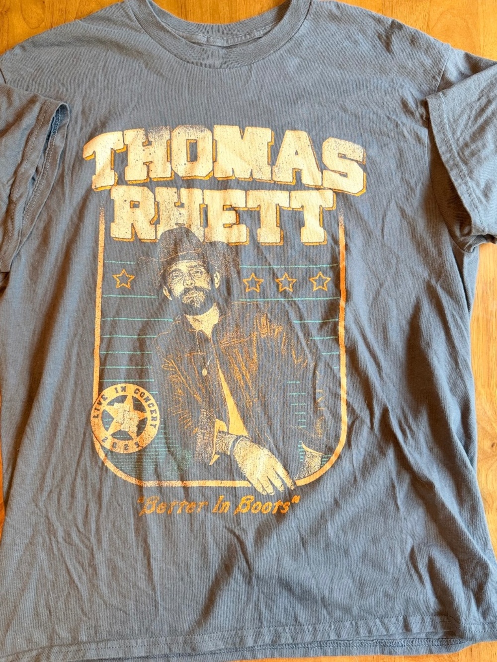 Thomas Rhett Better In Boots Tour 2025 Concert Graphic T-Shirt Mens Large